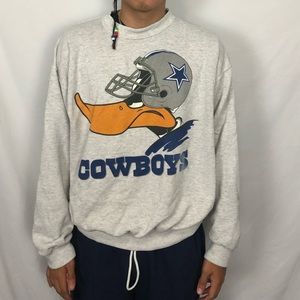 Vintage Daffy Duck cowboys sweatshirt
